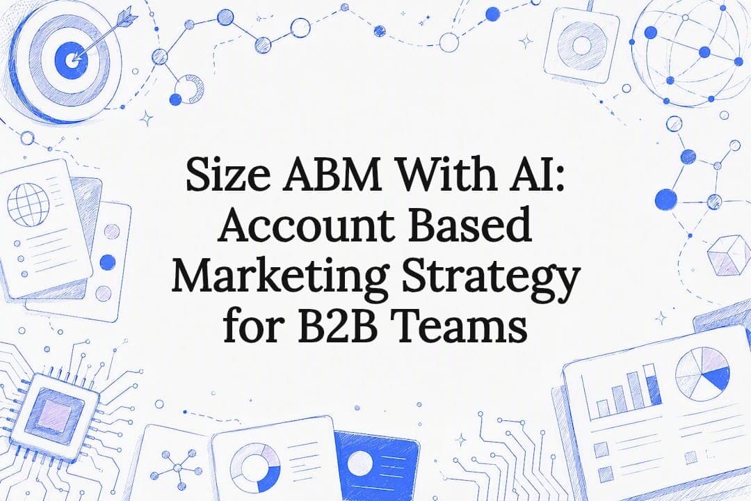 Size ABM With AI: Account Based Marketing Strategy for B2B Teams