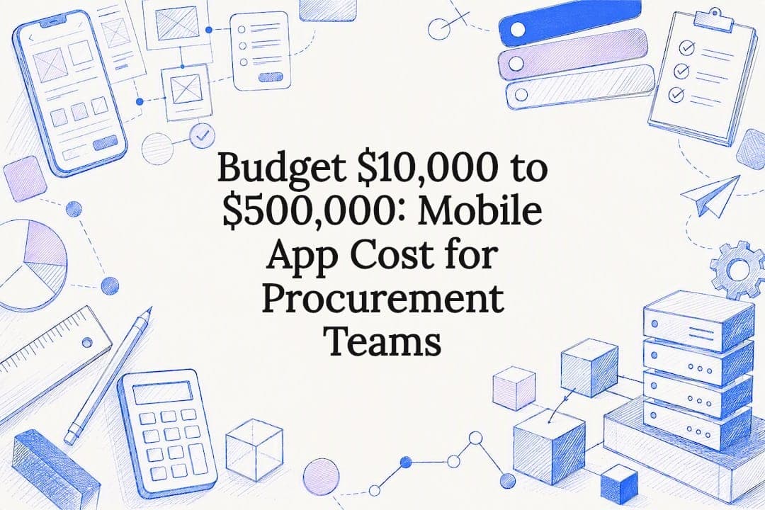 Budget $10,000 to $500,000: Mobile App Cost for Procurement Teams