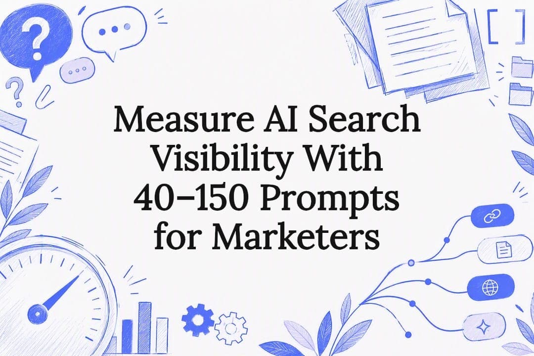 Measure AI Search Visibility With 40–150 Prompts for Marketers